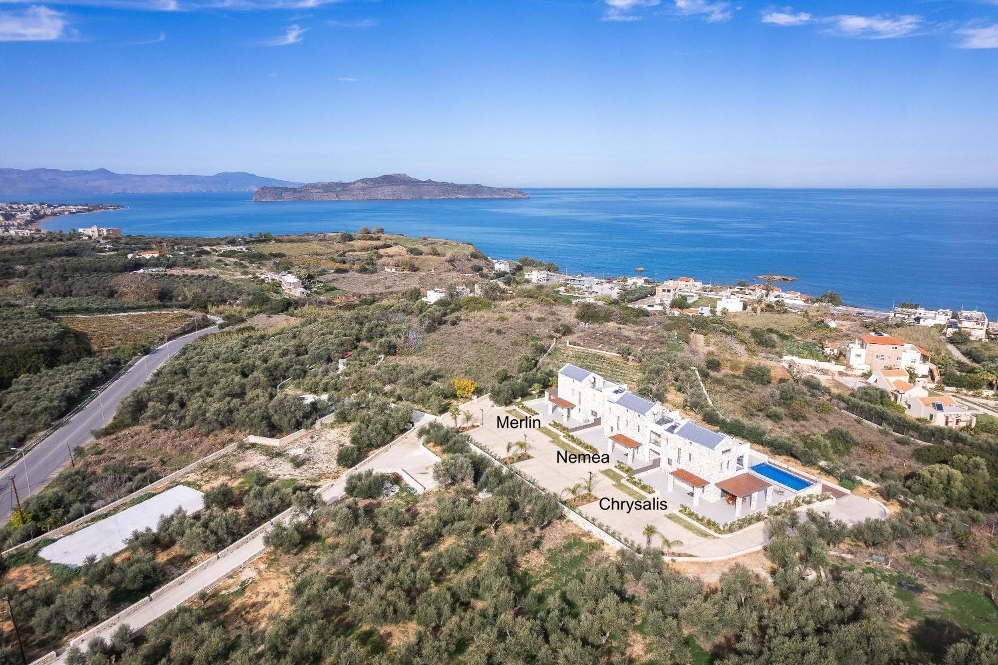 Oinolithos Luxury Villas Kalamaki Exterior foto